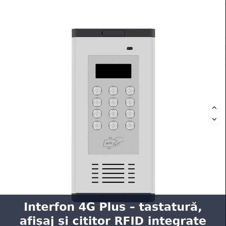 interfon 4g plus – tastatură numerică și cititor rfid integrate